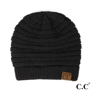 CC Ribbed Heather Beanie Hat (6 colors)