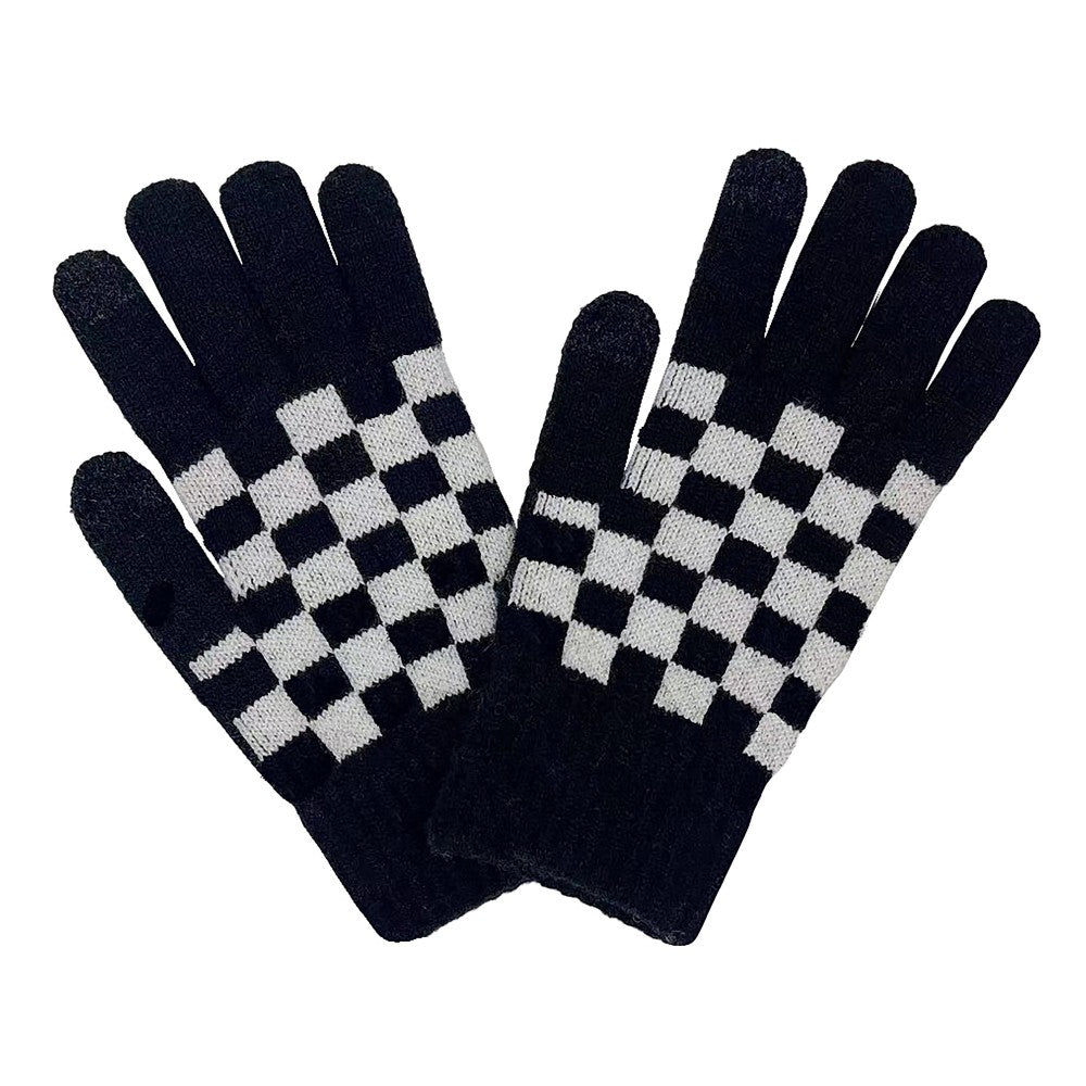Do Everything In Love Plaid Checker Glove (2 Colors)