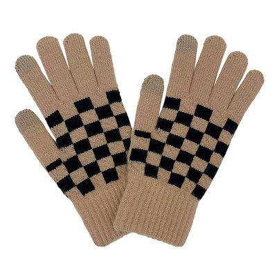 Do Everything In Love Plaid Checker Glove (2 Colors)