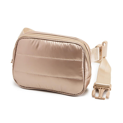 Glossy Puffer Belt Bag (3 Colors)