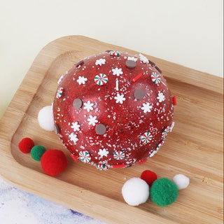 Christmas Glitter Ball Squishy Toy
