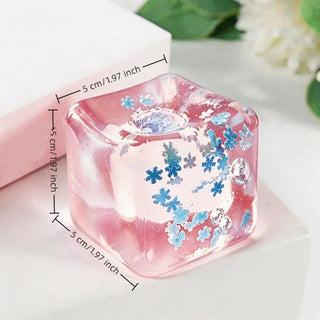 SC Star Glitter Cube Squishy Toy (Color Options)
