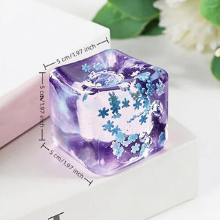 SC Star Glitter Cube Squishy Toy (Color Options)