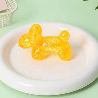 SC Glitter Balloon Animal Squishy Toy (5 Colors)