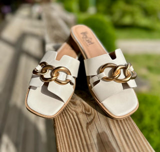 Corkys "Off the Chain" in Ivory Sandal Final Sale