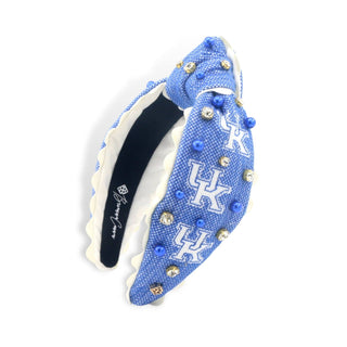 BRIANNA CANNON'S ADULT SIZE UNIVERSITY OF KENTUCKY CROSS STITCH HEADBAND