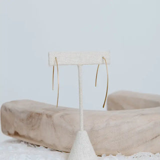 Cast A Line Earring in Gold