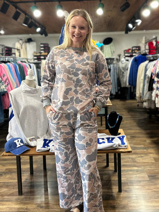 Camouflage Top and Pant Set