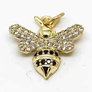 Origami Owl Medium Bumble Bee with CZ Charm