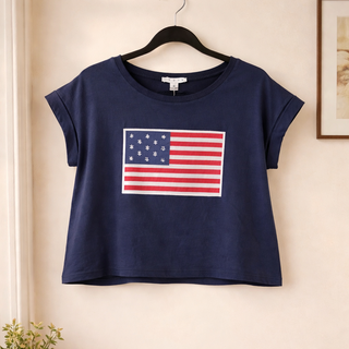 SC Navy Flag Patch Tee