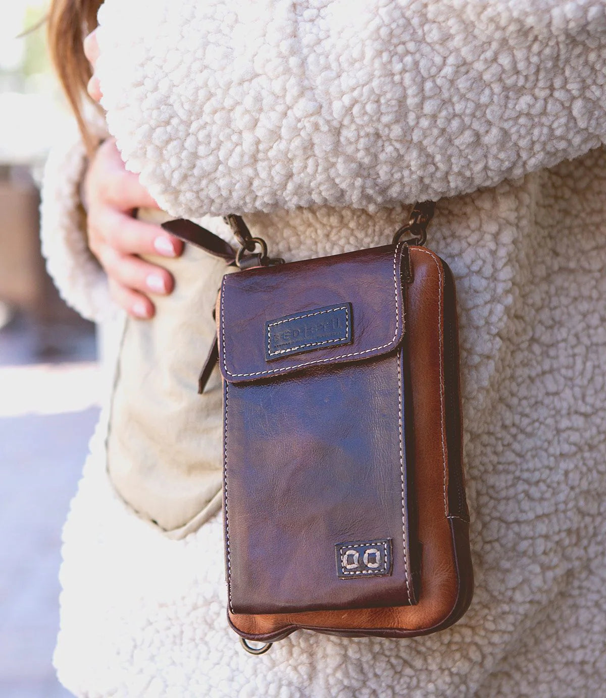 Bed Stu "Alelike" Crossbody in Cold Brew Rustic