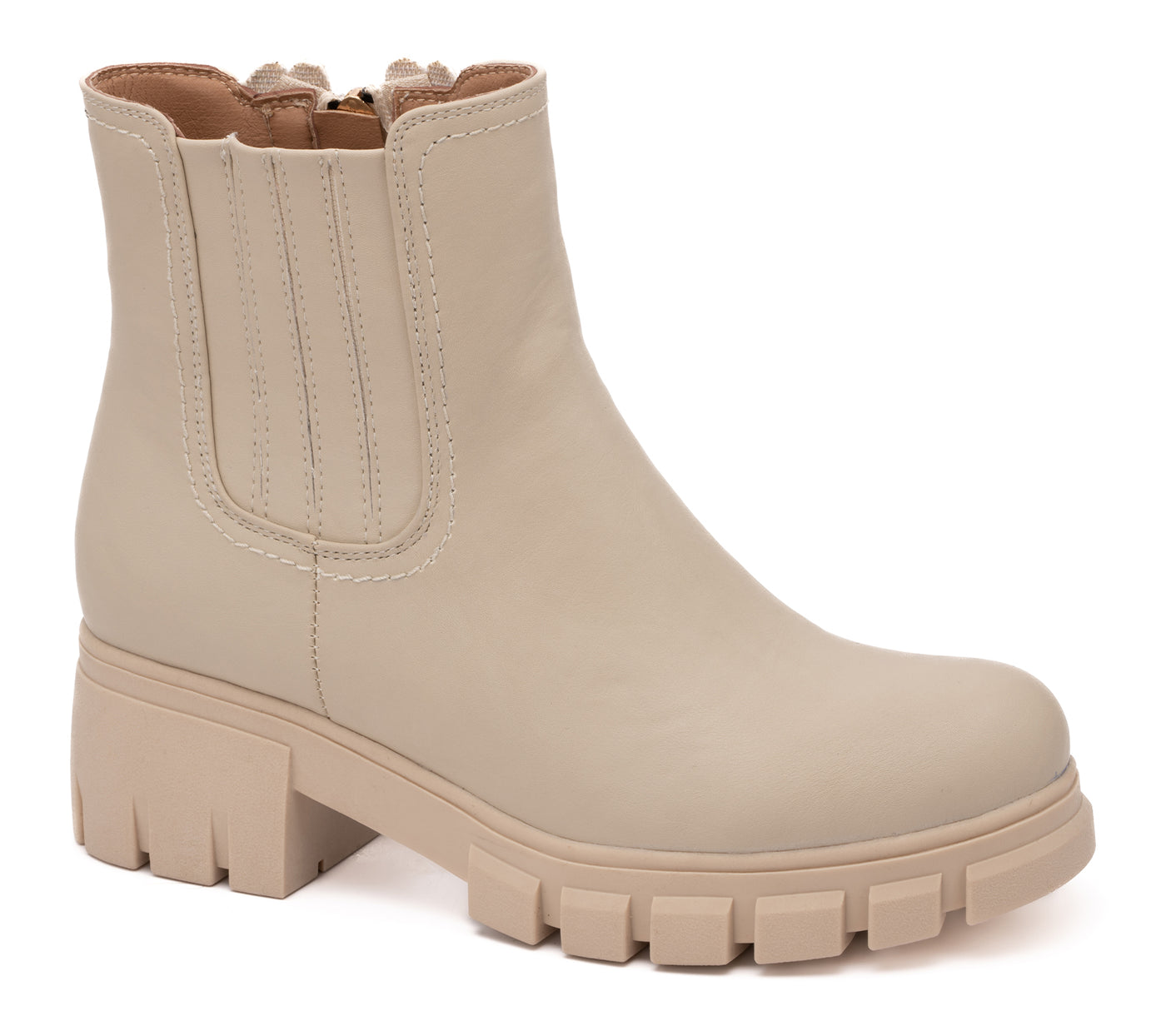 Corkys "As If" Boot in Ivory Final Sale