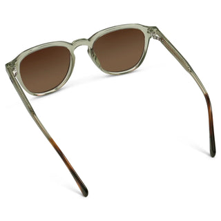 Baker in Palm Green/Brown Gold Gradient Lens Polarized Sunglasses