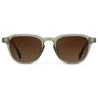 Baker in Palm Green/Brown Gold Gradient Lens Polarized Sunglasses