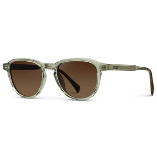 Baker in Palm Green/Brown Gold Gradient Lens Polarized Sunglasses