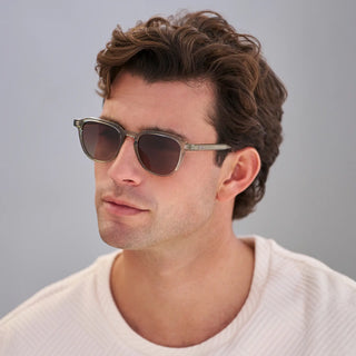 Baker in Palm Green/Brown Gold Gradient Lens Polarized Sunglasses