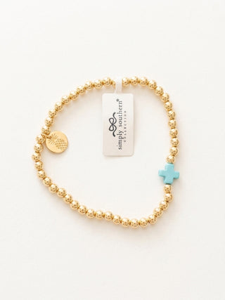 SIMPLY SOUTHERN - BEADED FAITH BRACELETS (16 Colors)
