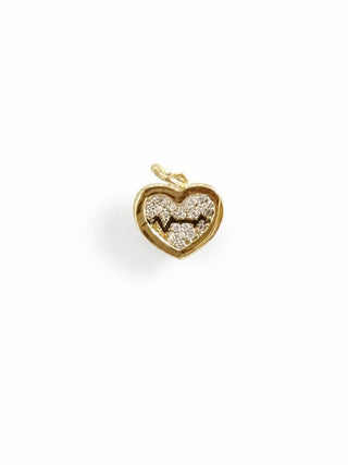 Origami Owl Gold HeartBeat Charm