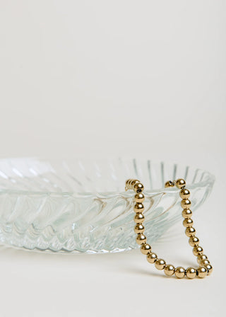 Beaded Bracelet Large-Gold