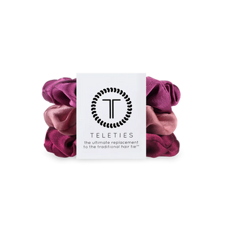 Teleties 3 Pack Scrunchies (2 sizes/6 colors)