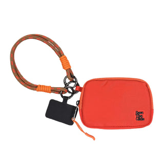 Save The Girls Active Rope Wristlet w/ RFID Double Zipper Pouch