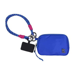 Save The Girls Active Rope Wristlet w/ RFID Double Zipper Pouch