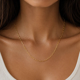 ORIGAMI OWL DAINTY PAPERCLIP CHARM NECKLACE CHAIN