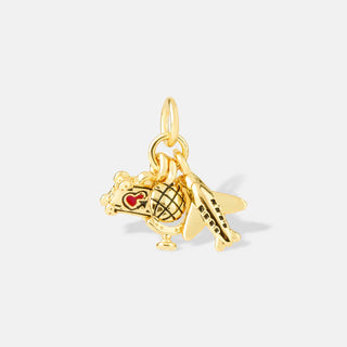 ORIGAMI OWL AROUND THE WORLD CHARM PENDANT TRIO