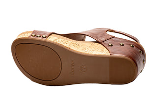 Carley Platform Wedge in Bourbon by Corkys