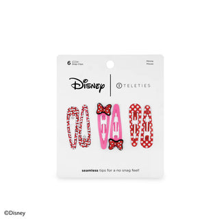 Teleties Minnie Mouse Snap Clip (6ct)