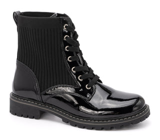 Corkys "Creep It Real" Boot in Black Patent Final Sale