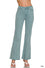 Acid Washed Fray Hem Pants in Teal