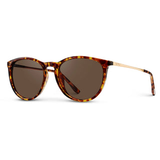 Drew in Tortoise Brown Polarized Sunglasses