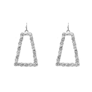 Textured Open Geometric Earrings (2 colors)