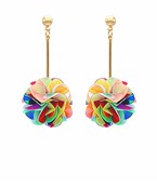 Sequin Ball & Bar Drop Earrings (2 Colors)