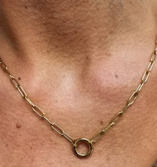 Open Ended Necklace-Gold