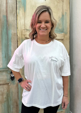 Clayton Crossing Tee in Ivory
