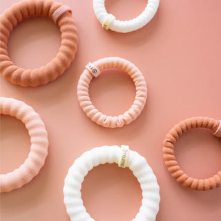 Teleties Nylon Hair Ties (2 Sizes and 2 Colors)