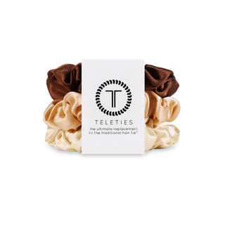 Teleties 3 Pack Scrunchies (2 sizes/6 colors)