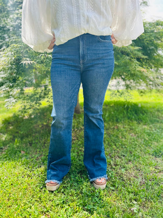 High Rise Bell Bottoms Jeans