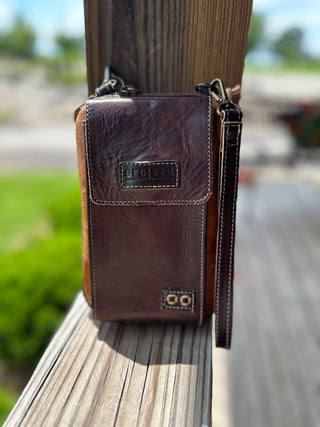 Bed Stu "Alelike" Crossbody in Cold Brew Rustic