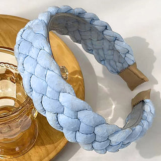 Solid Raffia Braided Headband Solid Raffia Braided Headband (5 Colors)