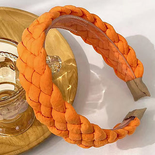 Solid Raffia Braided Headband Solid Raffia Braided Headband (5 Colors)