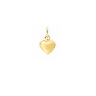 Origami Owl Small Gold Puffy Heart Charm