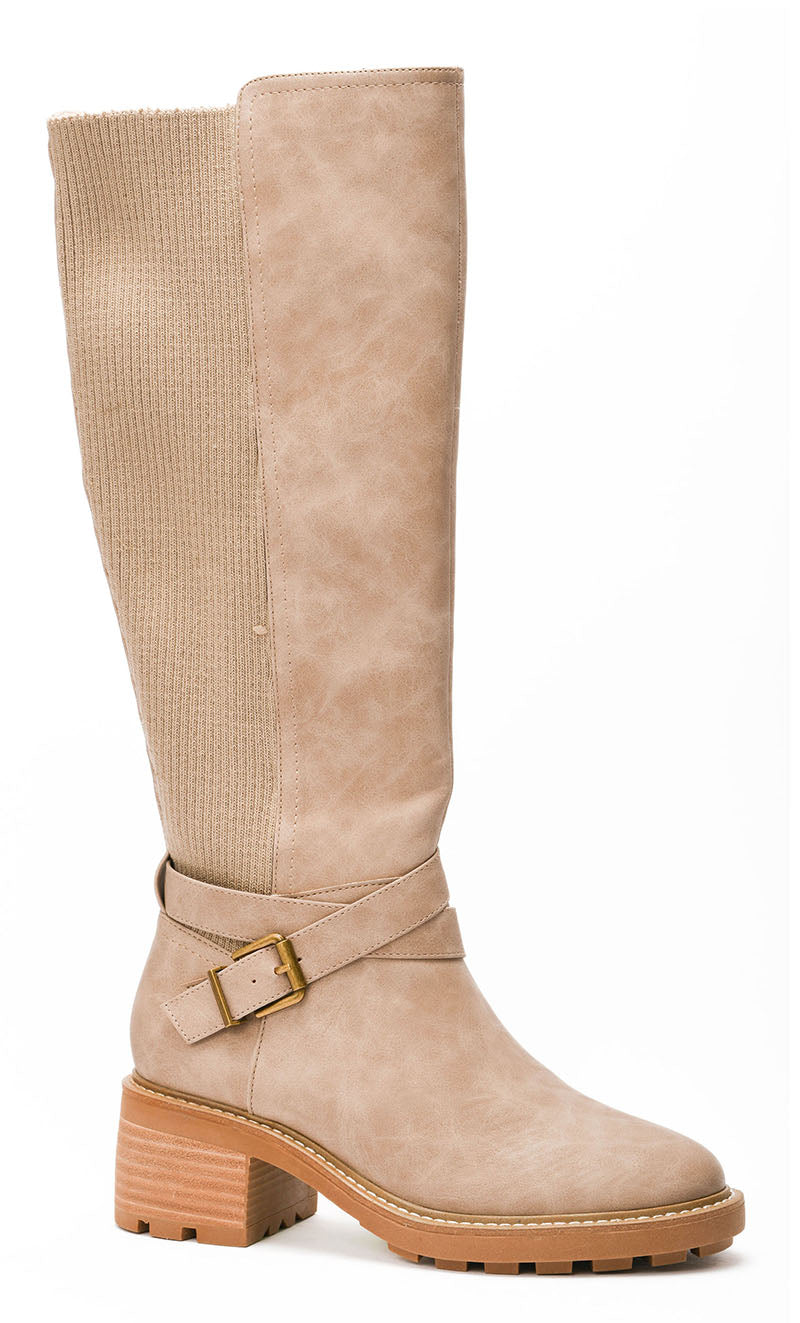 Corkys "High There" in Taupe Tall Boots