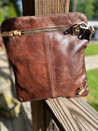 BED STU "Aiken" Bag in Teak Oats Rustic