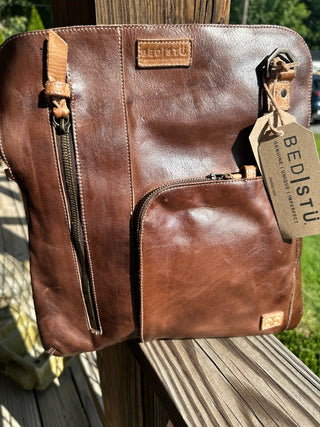 BED STU "Aiken" Bag in Teak Oats Rustic