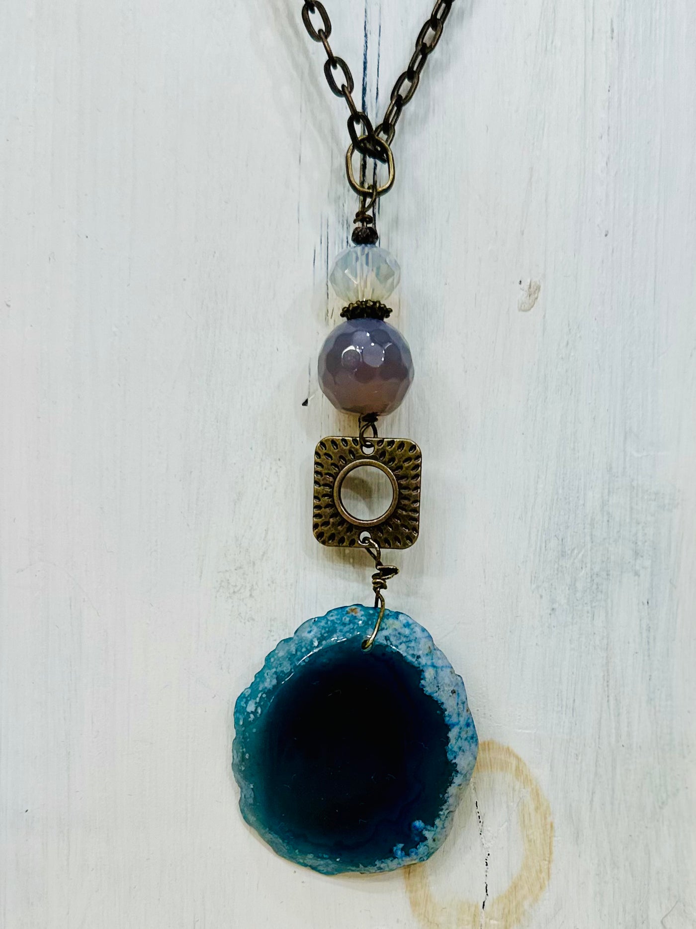 Dark Blue Agate by Scooples