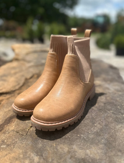 Corkys Cabin Fever Boots in Caramel Final Sale