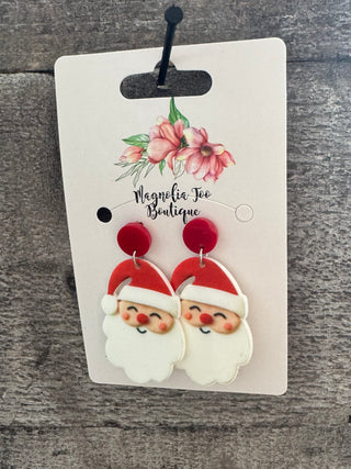 Santa Dangle Earrings